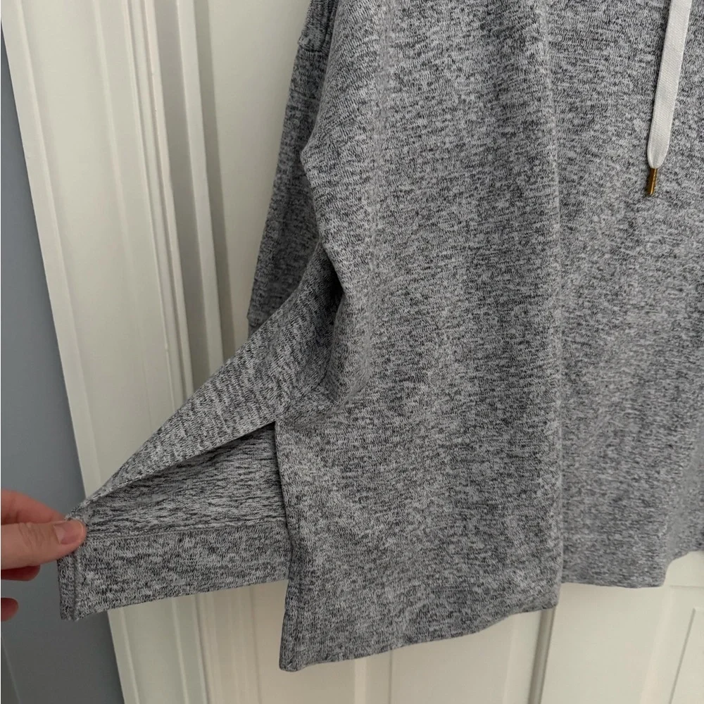 Donna Karan Heather Gray Hoodie - Picture 5 of 7